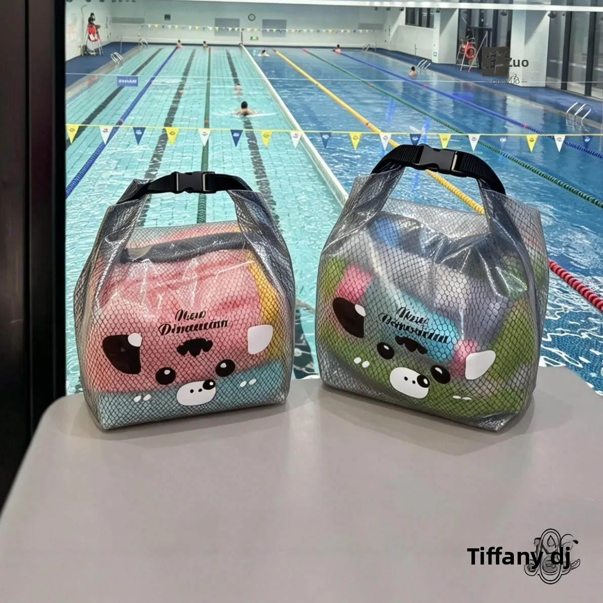 Waterproof Portable Swimming Suit Storage Bag Multi-Functional Large Capacity Travel Makeup Bag Foldable Home Use PVC Bag