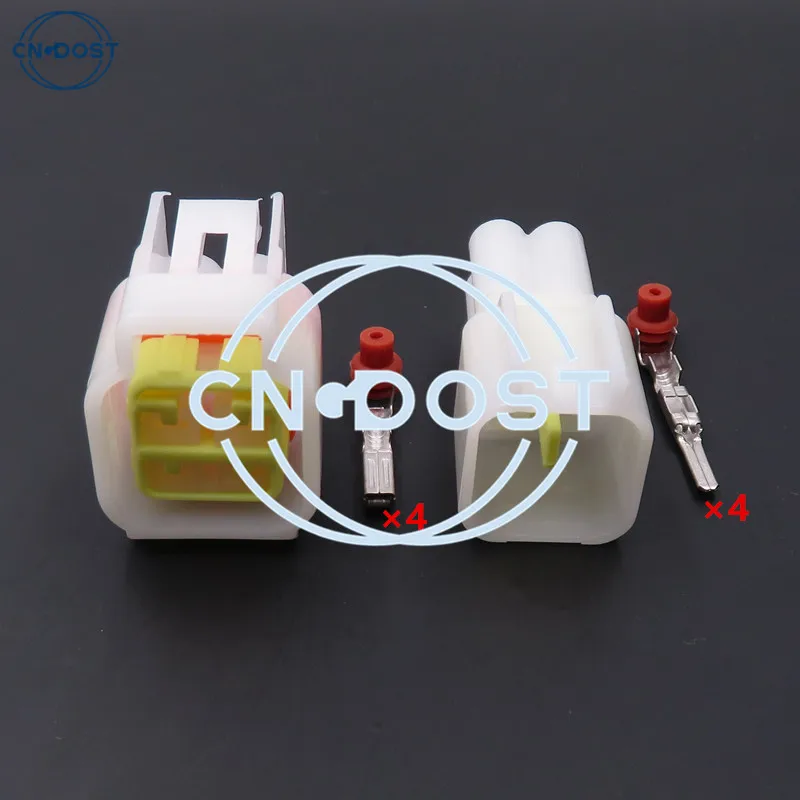 

1 Set 4 Pin FW-C-4M-B FW-C-4F-B AC Assembly Waterproof Electrical Wire Cabl Plug Car Throttle Speed Regulation Switch Connector