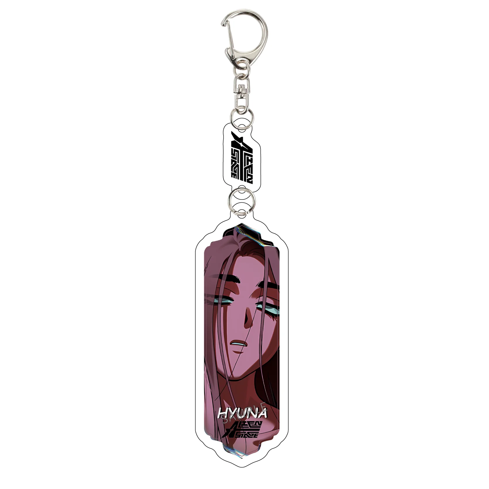 NEW Anime Alien Stage Pendant Keychain Acrylic Stand Car Key Chain Cosplay Accessory for Mizi Sua Ivan Hyuna Luka Fan Gifts