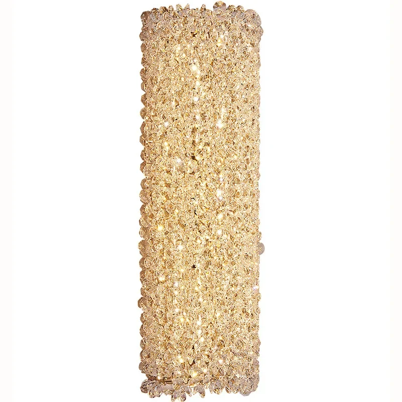 

Postmodern, crystal, wall lamp, light luxury, living room, background wall, simple