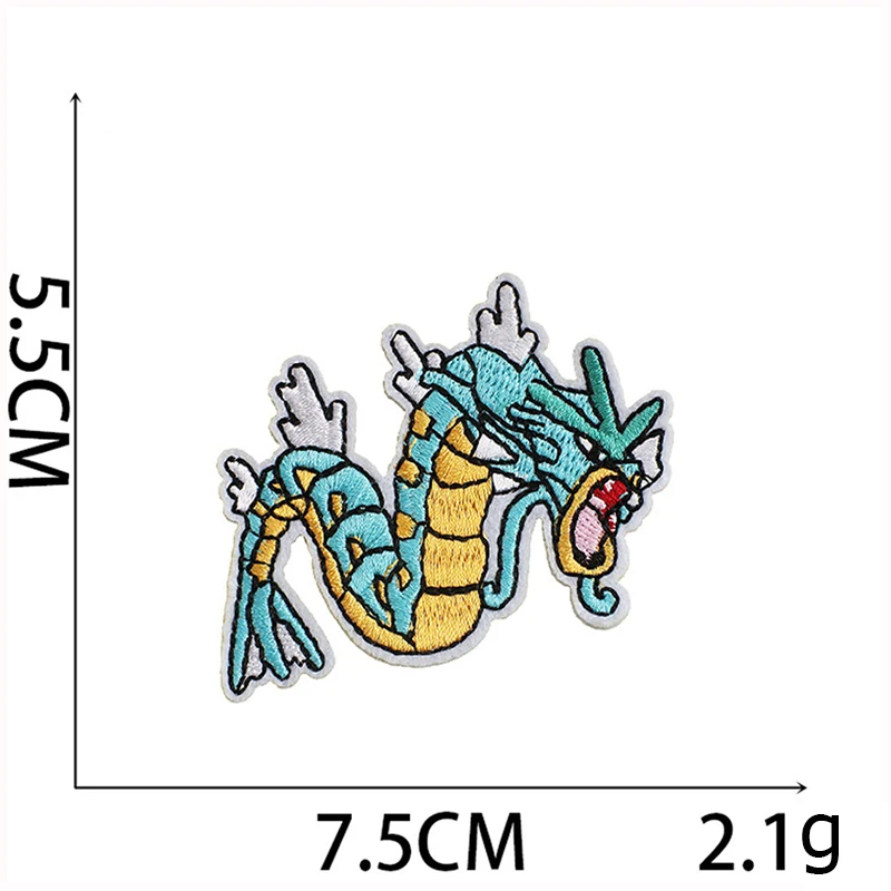 Naszywka Pokemon 28 styli ubrania Pikachu naszywane na naszywki haftowane naprasowanki na odzież naszywka na tkanina do szycia DIY z kreskówek