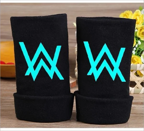 Anime DARLING in the FRANXX Cotton Gloves Black Fingerless Gloves for Cosplay Accessories