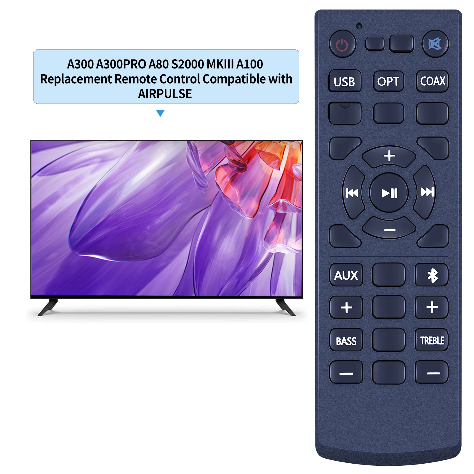 Nuevo reemplazo de Control remoto para Airpulse A300 A300PRO A80 S2000 MKIII A100 Audio