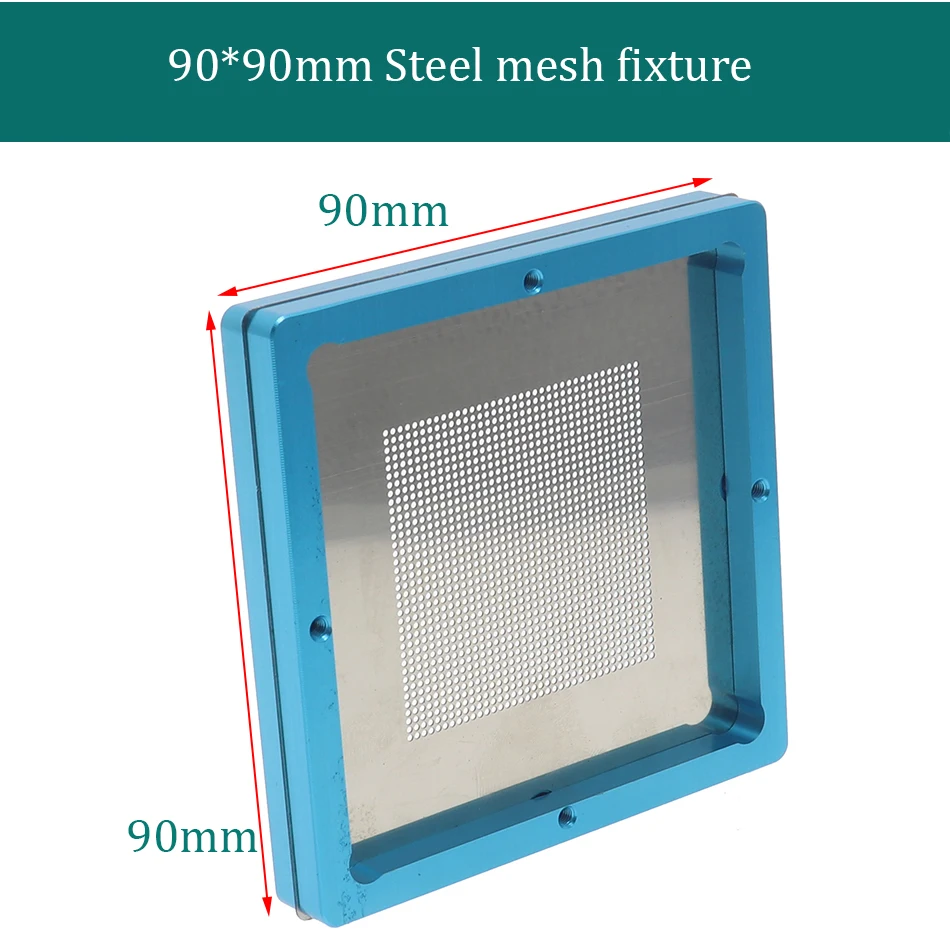 90mm BGA reballing station with Universal Stencil kit solder ball repair tools Reballing Repair Stencil Soldering Station Kits