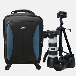 Brand SLR Photo Trolley Case Shockproof Photography Bag Large capacity Professional Backpack Camera w Wheels Protective Suitcase