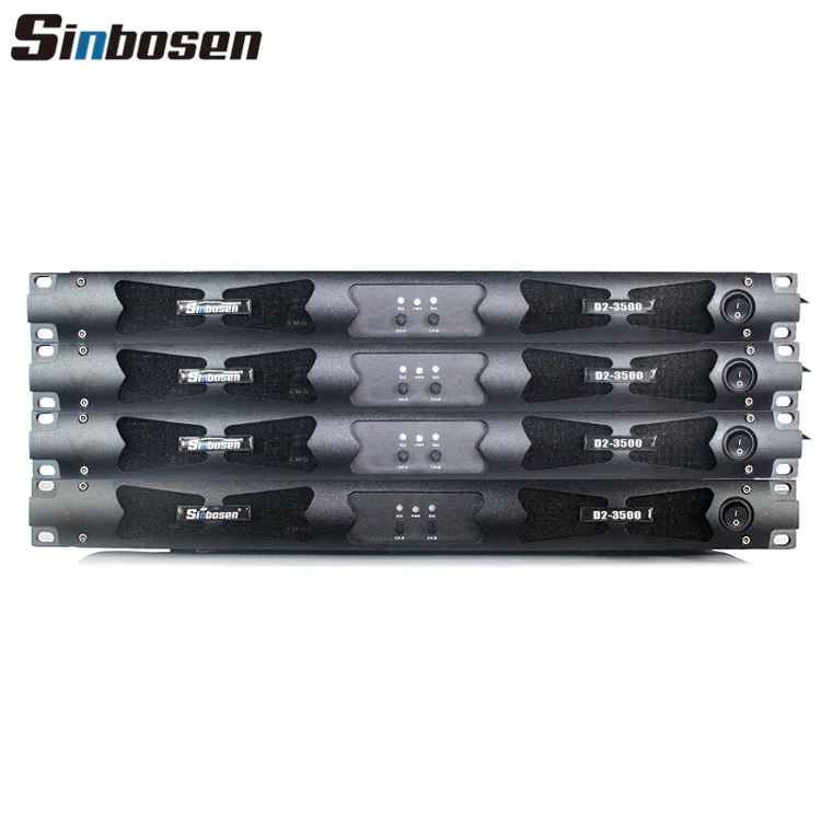 

Sinbosen D2-3500 1u class d amplifier power digital amplifier 2 ohms 7900w 2 channel professional power amplifiers for sale