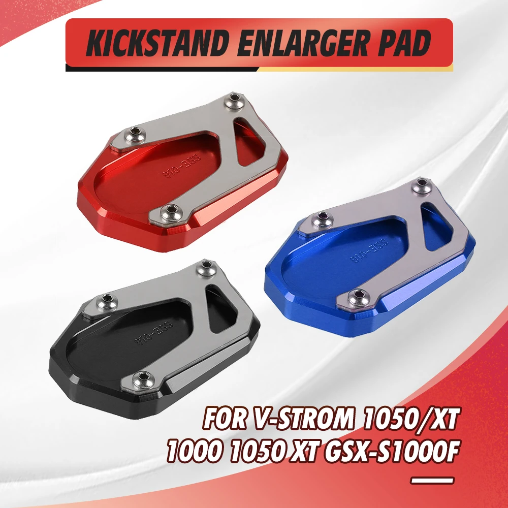 

For SUZUKI V-STROM 1050/XT 1000 1000XT 1050 XT GSX-S1000F GSX-S 1000 Katana Kickstand Side Stand Extension Pad Enlarger Plate
