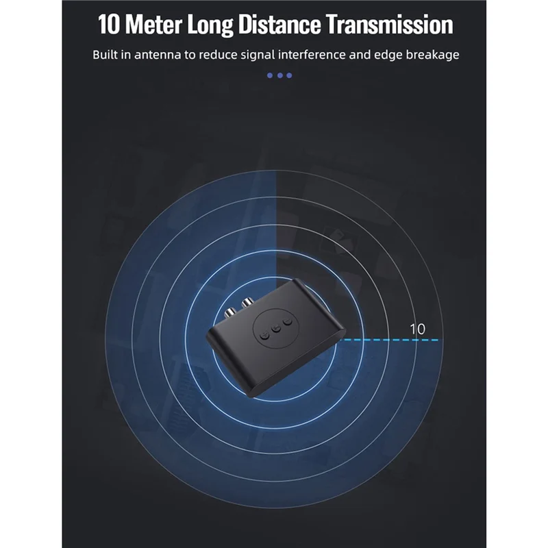 hot-5x-bluetooth-52-オーディオレシーバー-rca-35-ミリメートル-aux-ジャックステレオ音楽ワイヤレスアダプターマイク付きカーキットスピーカーアンプ