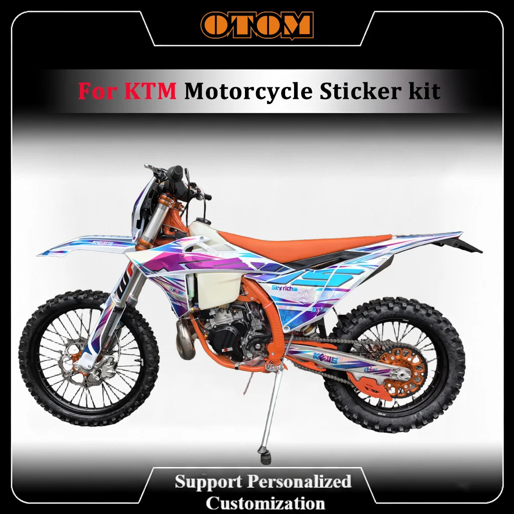 

OTOM мотоцикл индивидуальные фоны наклейки голографические хромированные наклейки для KEWS K24 Moto полные наклейки