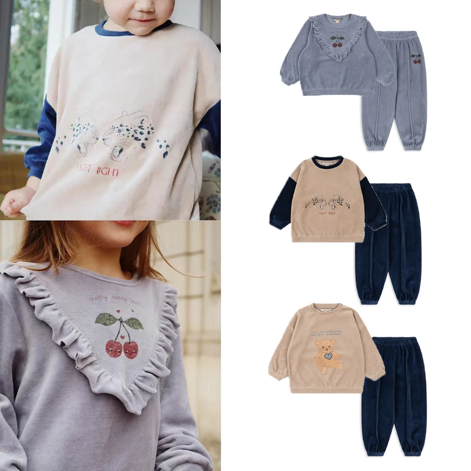 2024 KS Winter Sets For Children Mother Kids Clothes Children\'s Clothing Girl Baby Boy Clothes For Girl Outfits Girls Clothes