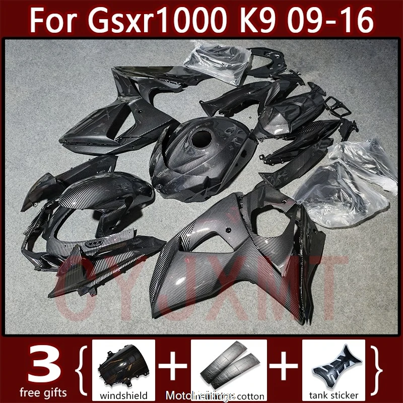 Carbon Fibre Motorcycle Fairing Kit for Suzuki GSXR1000 K9 2009-2015 2016 Fairings Panel GSXR GSX 1000 R 09-16 Bodywork