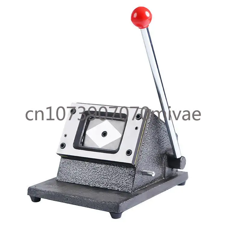 50*50MM Rectangular Refrigerator Sticker Badge Machine Rotary All-metal Tinplate Badge Making Machine with Mold