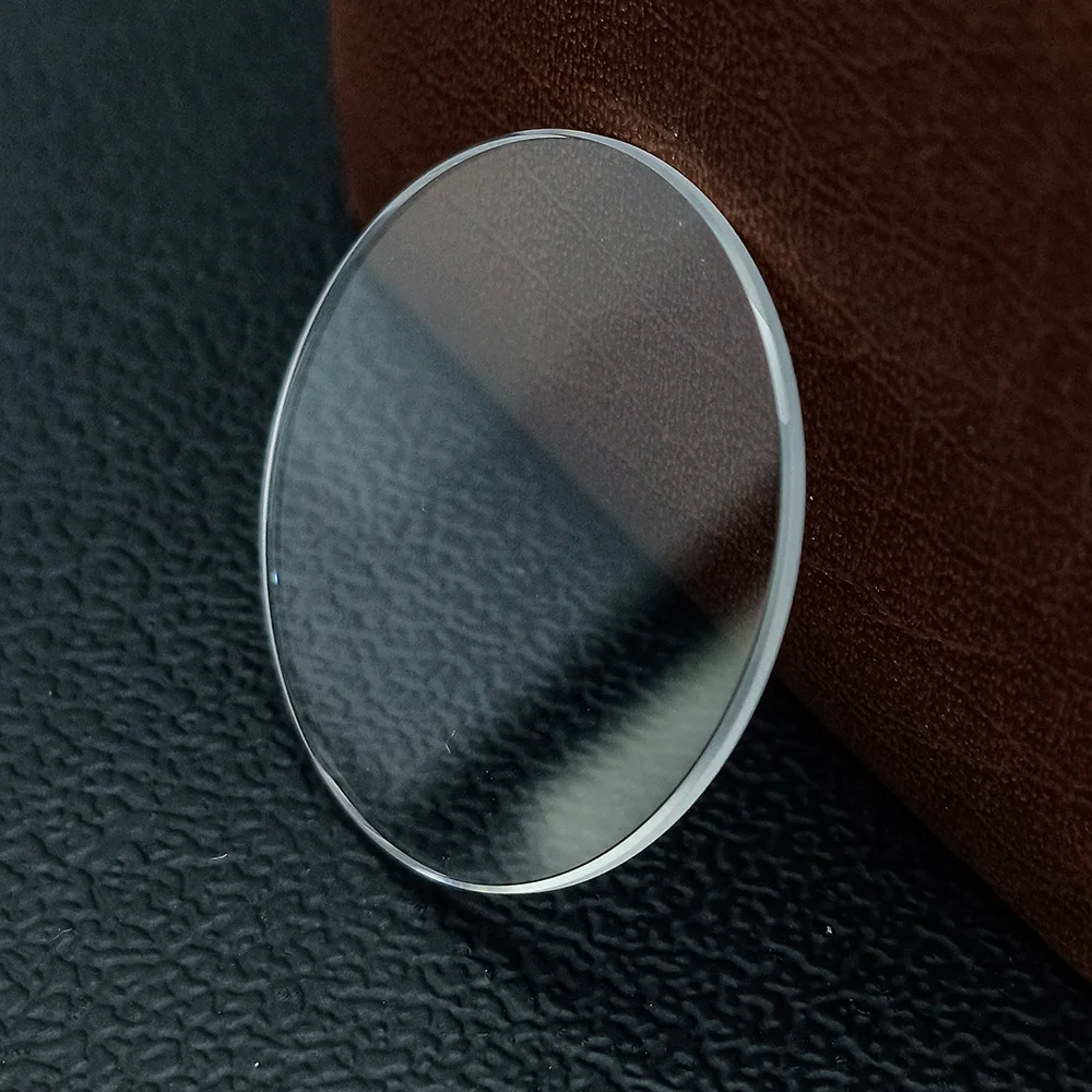 Flat Thick 1.0/1.2/1.5/2.0/2.5/3.0 mm , Diameter 26 - 40.5mm Flat Transparent Crystal Mineral Sapphire glass watch parts
