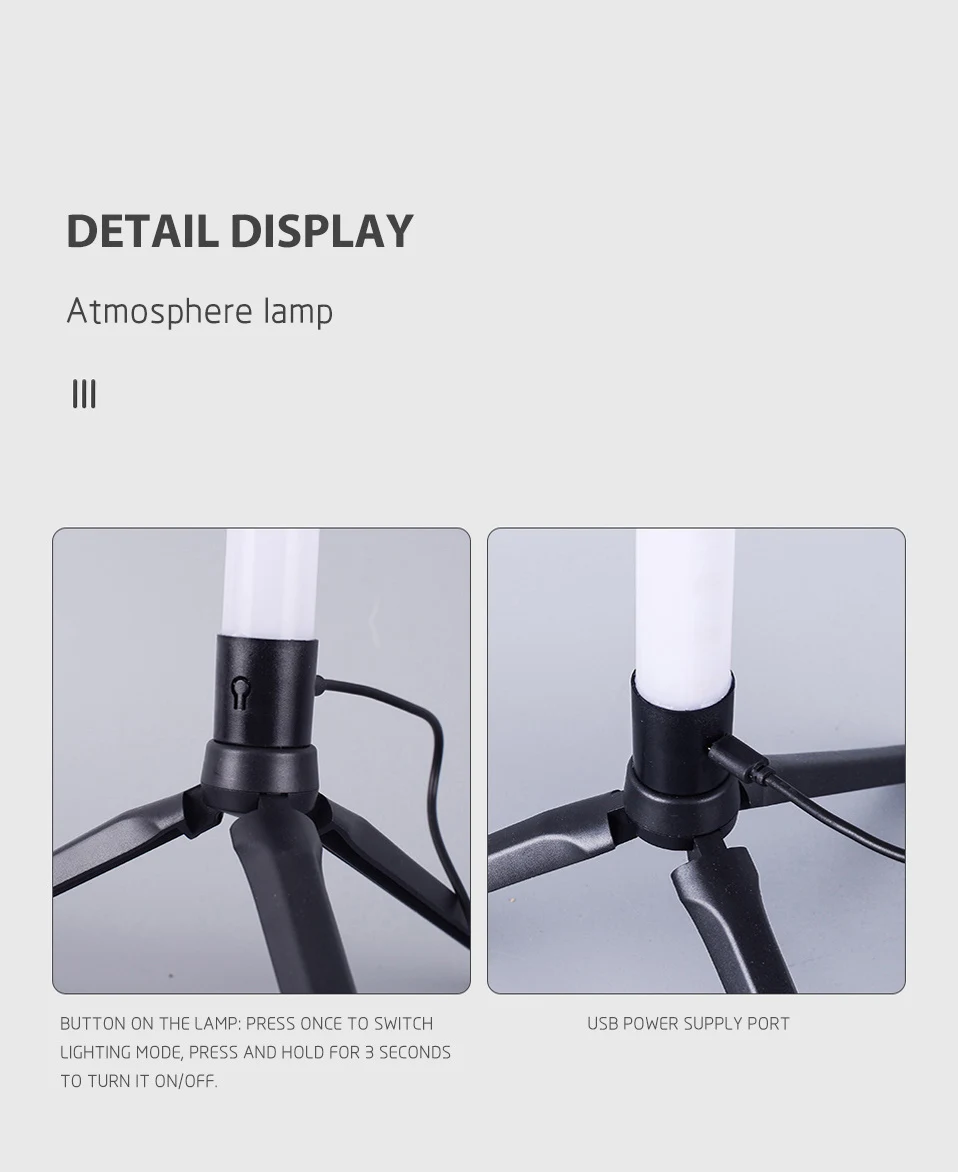 Lámpara de pie LED inteligente con control remoto RGB y control por aplicación, sincronización musical, iluminación de e