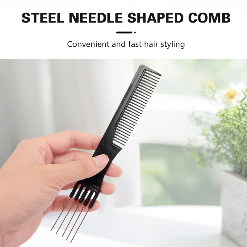 10 ชิ้นชุด Professional Hairdressing Combs มัลติฟังก์ชั่หวีผม Anti - static ชุดผลิตภัณฑ์ดูแลเส้นผม Salon จัดแต่งทรงผมเครื่องมือ