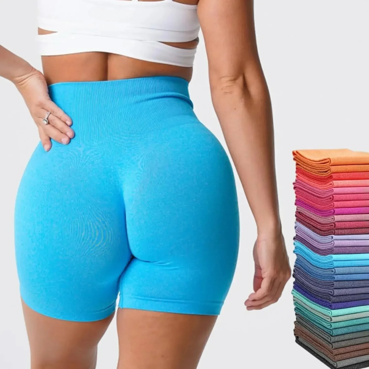 Seamless Shorts Women Workout Short Leggings Yoga Pants Butt Lift Sports Wear Fitness Outfits Gym Clothing Comfortable