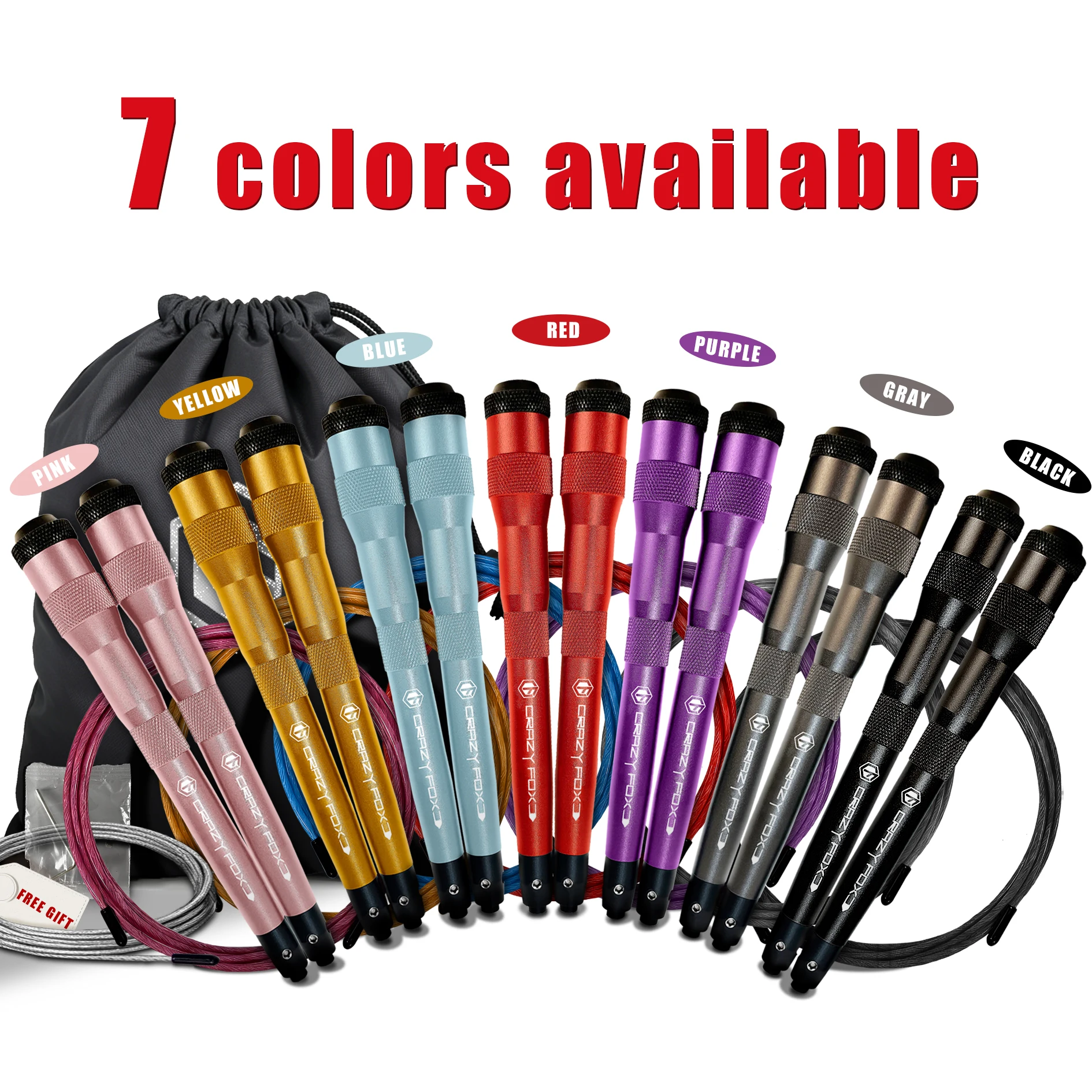 Speed Skipping Rope - حبل قفز قابل للتخصيص بدون شعار،
