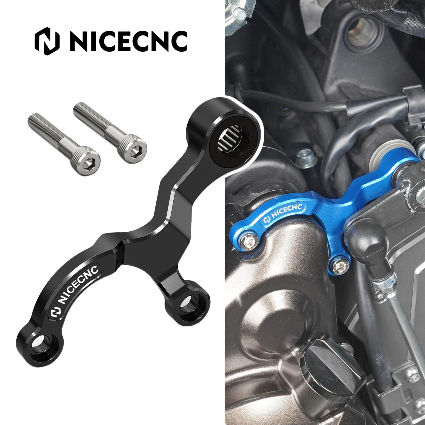 

NICECNC Shift Support Gear Shifter Stabilizer for Yamaha Tenere 700 XTZ700 19-24 MT07 XSR700 18-23 Tenere 700 World Raid 22-23