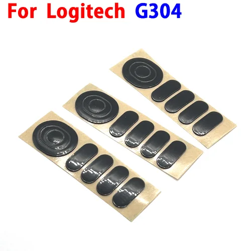 Imagen 2 del producto 1-10 juegos de patas de ratón, patines, alfombrillas de ratón, conector de patas para Logitech G304, negro, blanco, 0,6 MM