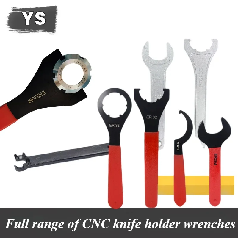 

ER Iso Apu Wrench Er ER8 ER11 ER16 ER20 ER25 ER32 ER40 ISO20 ISO25 ISO30 APU13 APU16 C25 C32 C40 ER16MS ER20MS Wrench Nut Collet