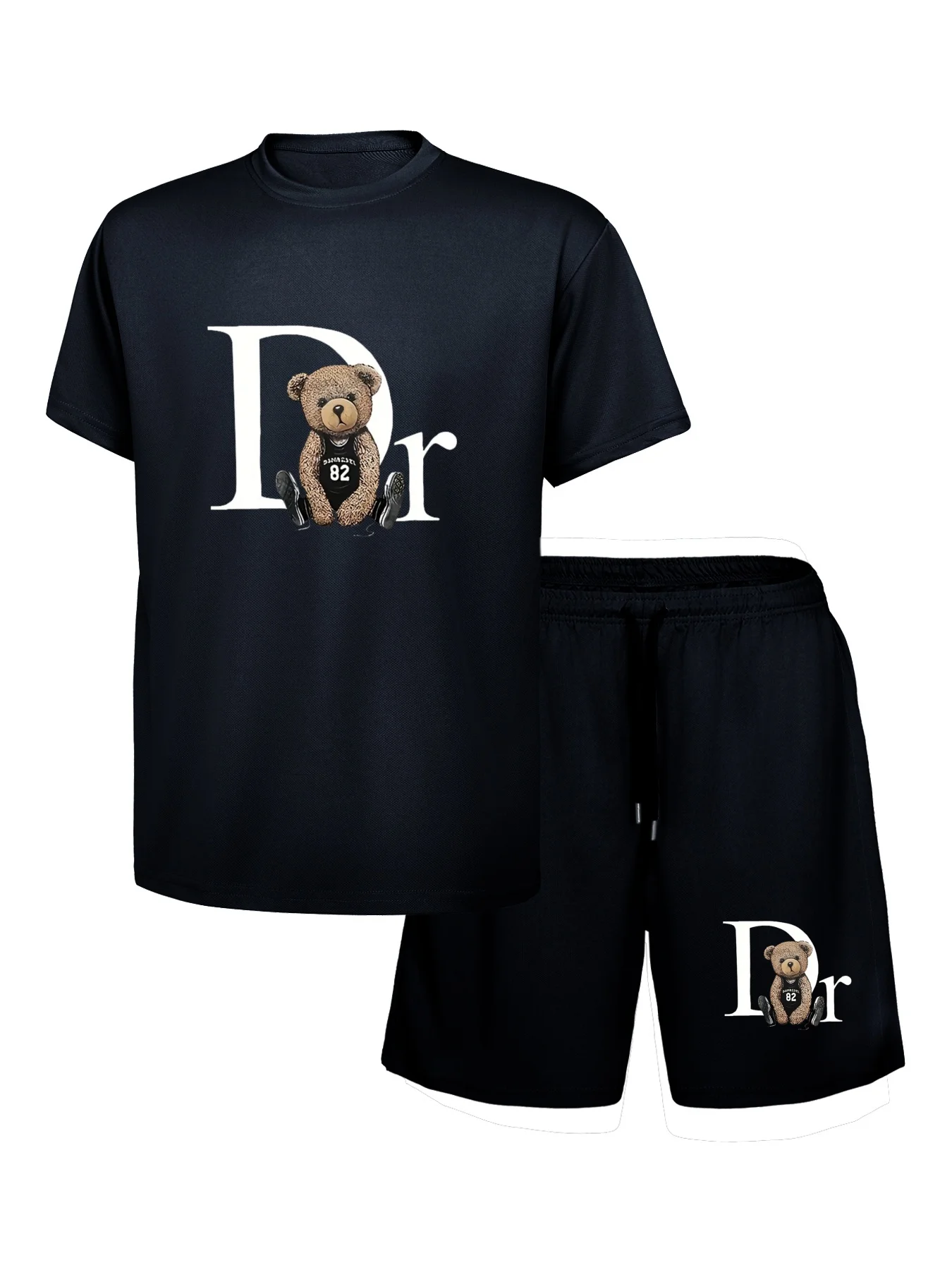 

Модная повседневная мужская спортивная одежда с короткими рукавами, летний костюм, мужская одежда