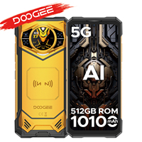 DOOGEE S200 X 5G Rugged Phone 32GB+512GB Smartphone 6.72” FHD+120Hz IPS screen Dimensity 7050 10100mAh battery AI Mobile Phones