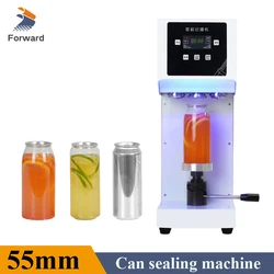 Manual Cans Sealing Machine 55mm Ring-pull Cans Tins Sealer Canned Food Beer Beverage Capping Machine 110V 220V