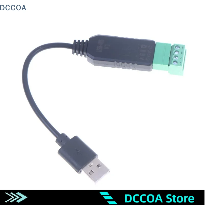 1/2/3Pcs CH340 To 485 Serial PLC Industrial Grade USB Converter Communication Module Serial Port IO Module