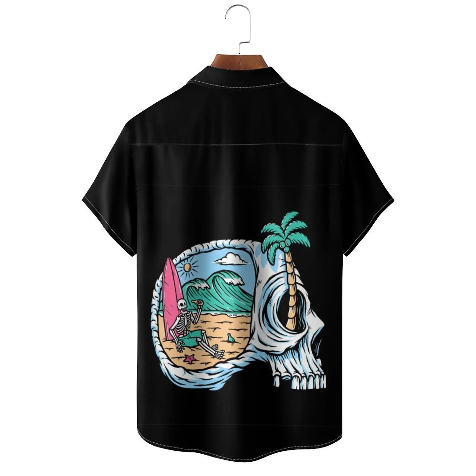 Men Shor Sleeve shir Shirt Men Summer Novelty Trend Surfing Unisex Men's Clothing Fashion Women Blouse 2024 Official-website