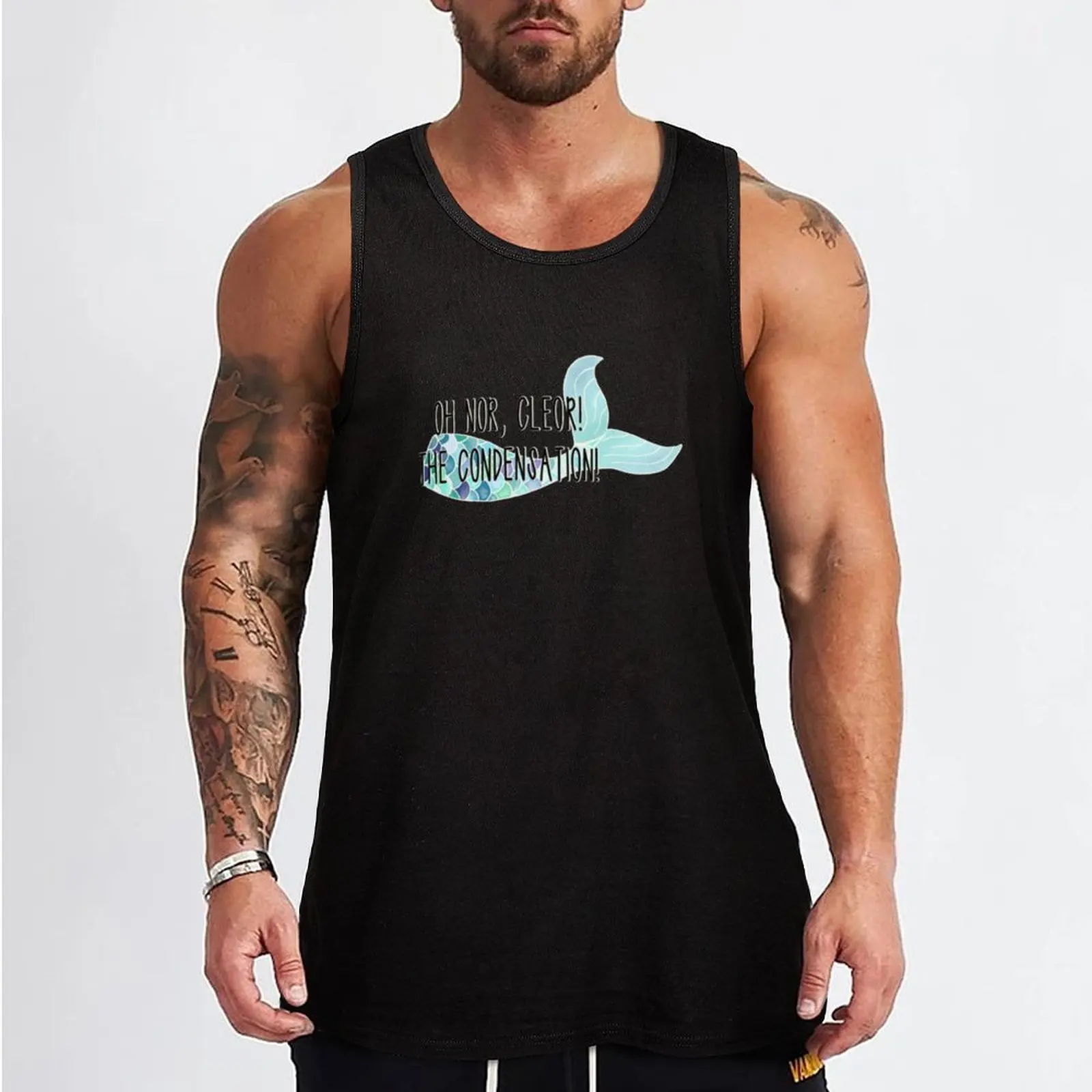 cleor, the condensation! Tank Top cotton t-shirts man men gym