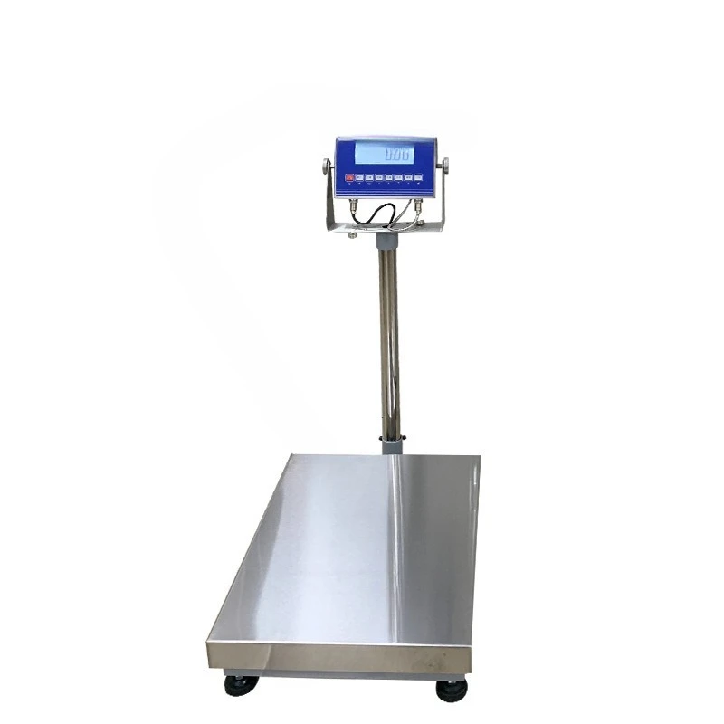 Electronic scale High-precision stainless steel weighing table scale Floor-to-ceiling electronic scale