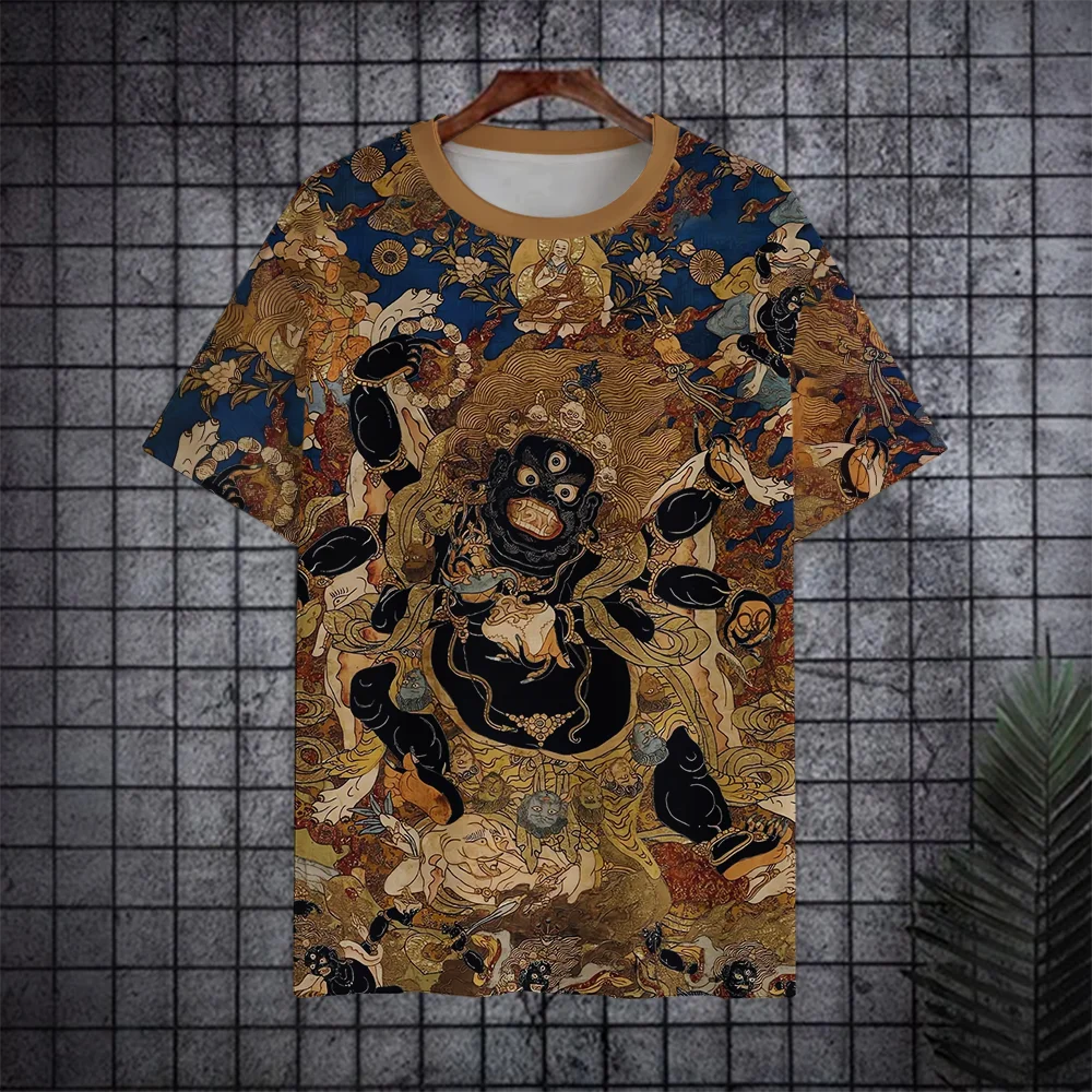 

3D printed T-shirt men's and women's short sleeved T-shirt casual sports T-shirt top