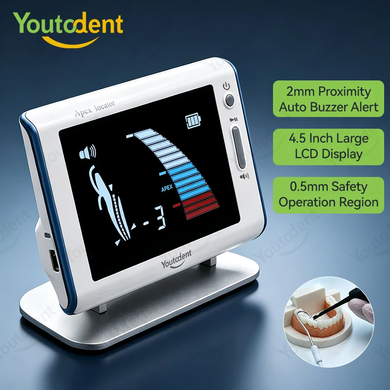 4.5 Inch LCD Screen Dental Apex Locator Endodontic Root Canal Length Measurement Device for Dental Clinic Endo Treatment