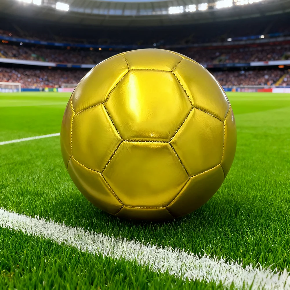 

Золотистые, серебряные футбольные мячи, официальный размер 5, ПВХ, футбольная команда, тренировочный футбольный мяч, игры на открытом воздухе, футбольные тренировки