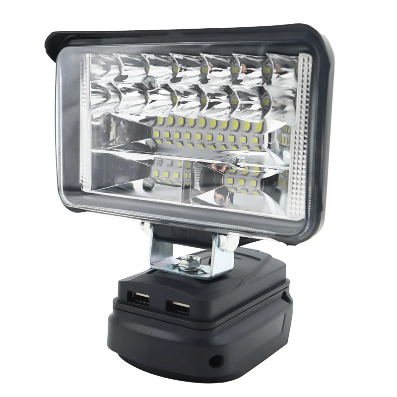 Polegada Carro Conduziu a Luz do Trabalho Lanterna Tocha Spotlight Usb Power Bank para Makita 18v Li-ion Bateria Bl1830 Bl1815 Lâmpada Mão Lanterna 4