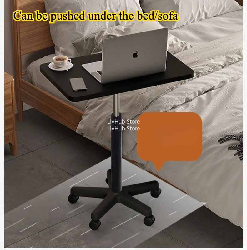 Adjustable Height Computer Study Desk for Livingroom Suitable for Tattoo Tray and Dental Tray with Wheels Office Furniture Desk