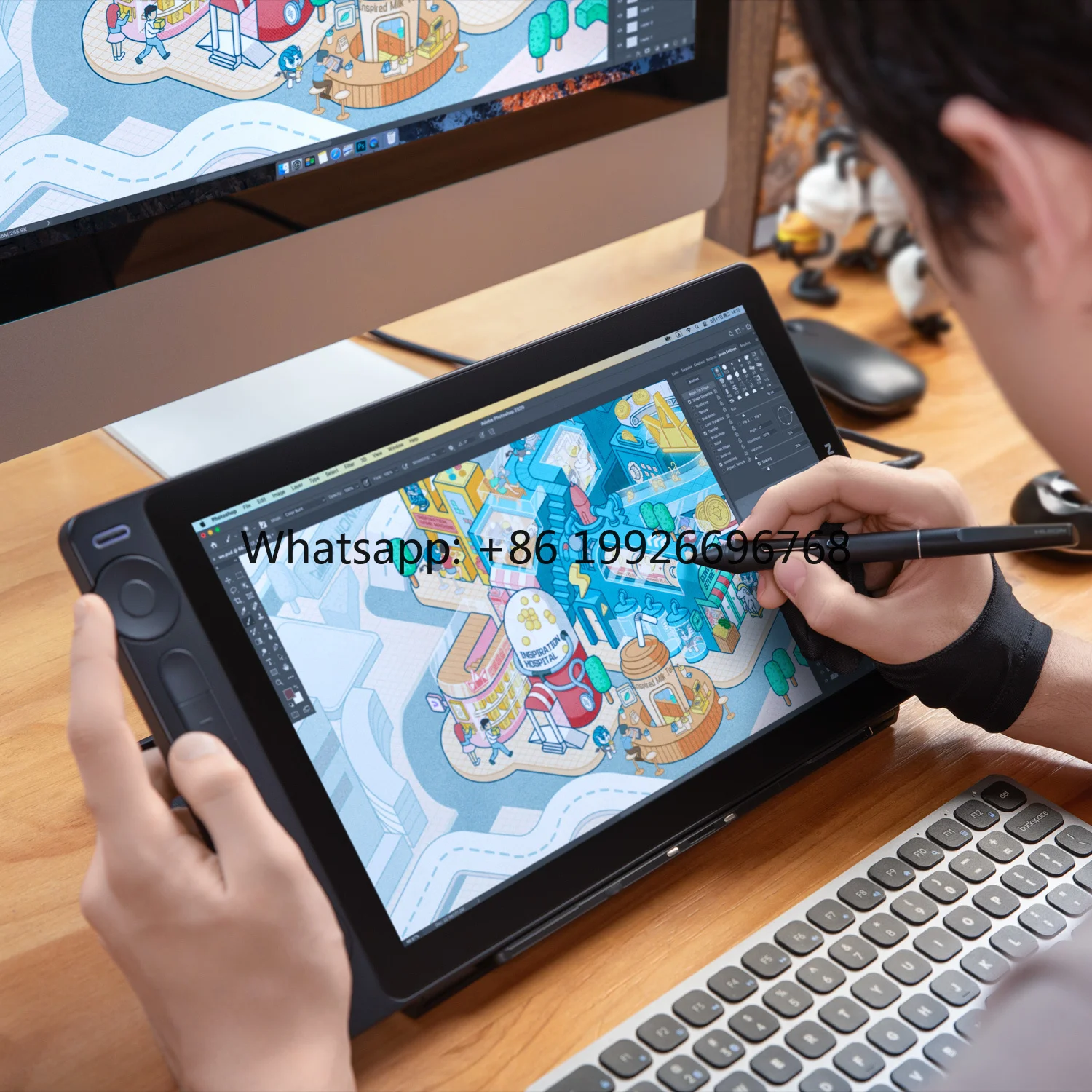 13 (Gen 3) 13.3inch Drawing Graphic Tablet with Full-laminated Screen 16384 Levels for Digital Art Design Animation