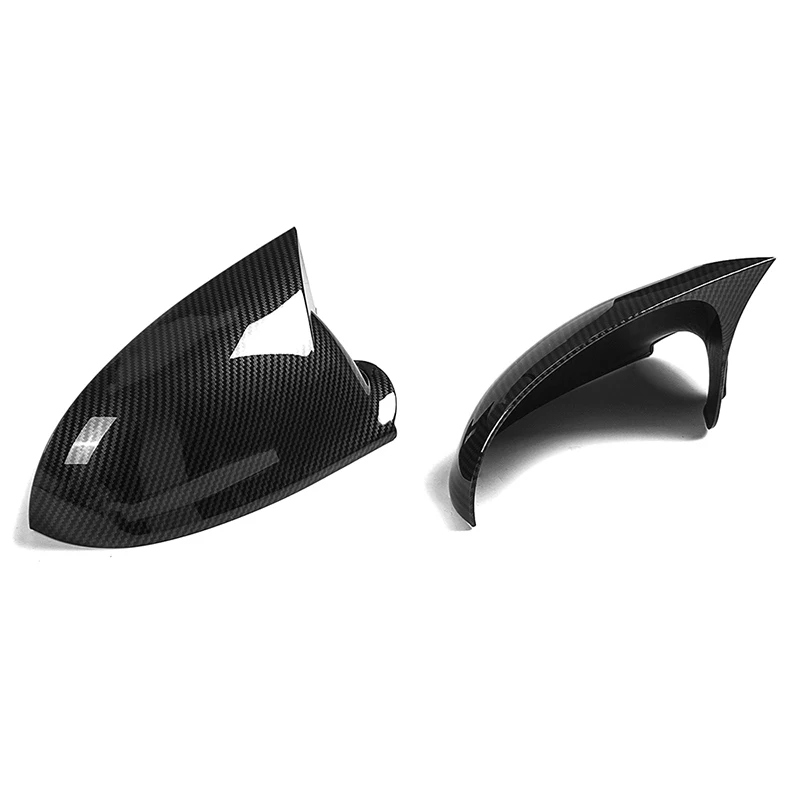 Fit For VW Golf MK5 GTI 2003 - 2009 Jetta 5 Passat B6 B5.5 Rhyming Rearview Mirror Cover Wing Mirror Caps Case Horn accessories