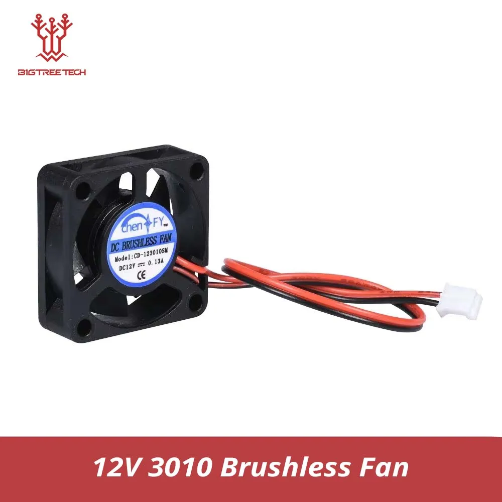3010s Fan 12V 30x30x10mm 2Pin DC Cooler Small Cooling Fan Cable Length 15cm Brushless Fan Radiator For 3D Printer Parts Reprap
