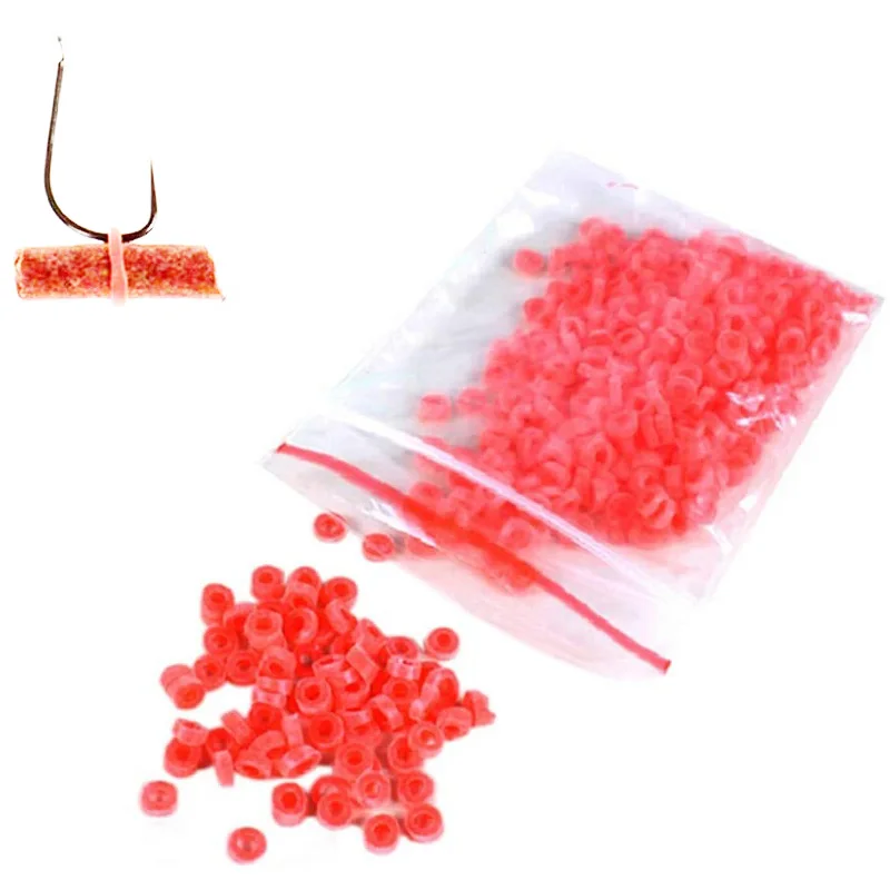 4000PCS/20bags Bait Rubber Bands for Fishing Bloodworm Bait Granulator Worm Band Carp Fishing Accessories Wholesale