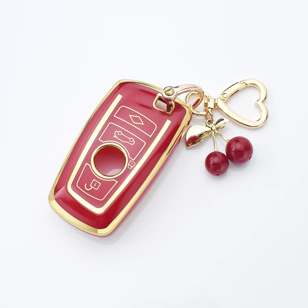 TPU Car Key Case Cover for BMW 1 3 5 7 Series X1 X3 X4 X5 F10 F15 F16 F20 F30 F18 F25 M3 M4 E34  Protector Shell Accessories