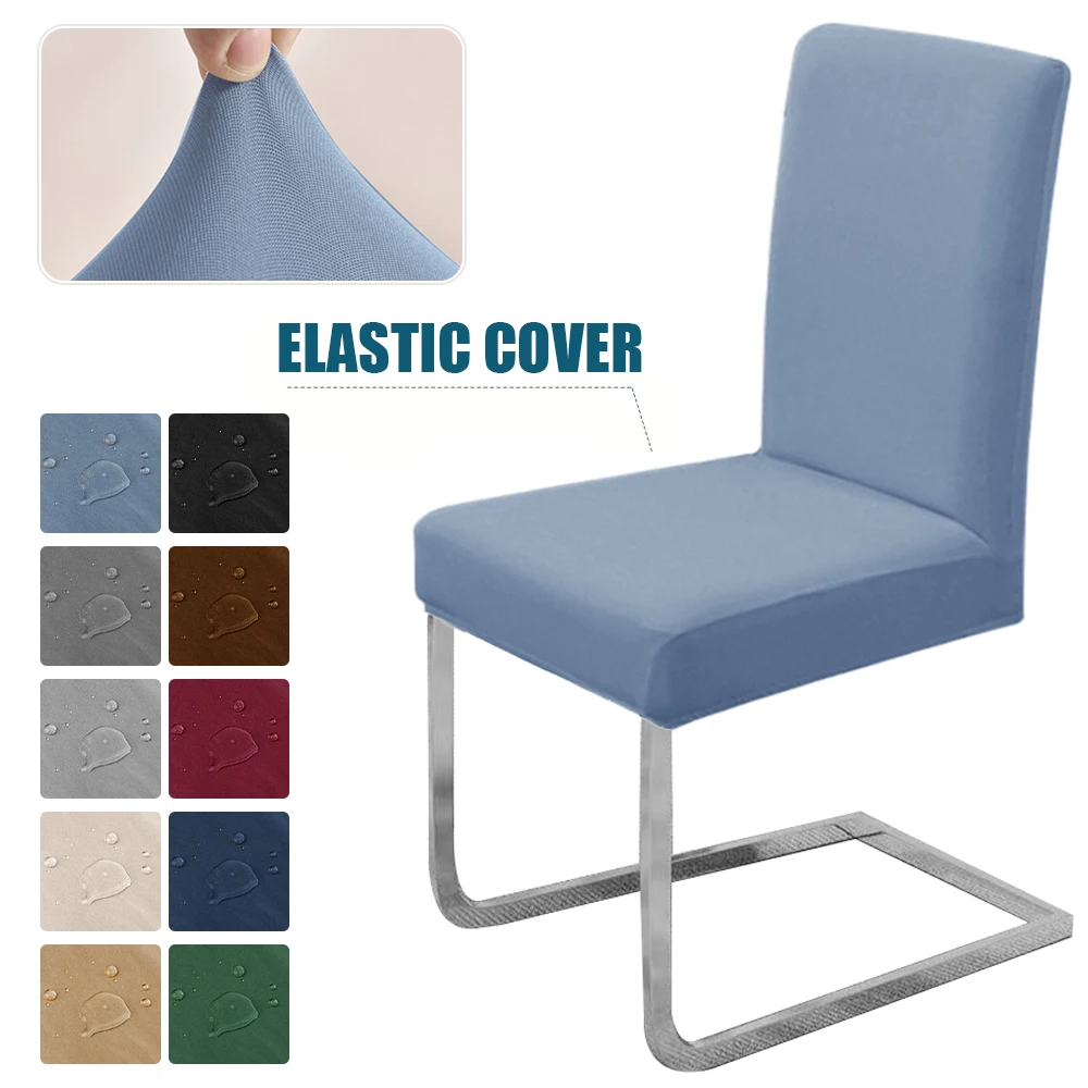 Splash proof Chair Cover Soft Spandex Elastic Dining Chair Slipcover Dustproof for Restaurant Office Hotel Wedding Home Decor