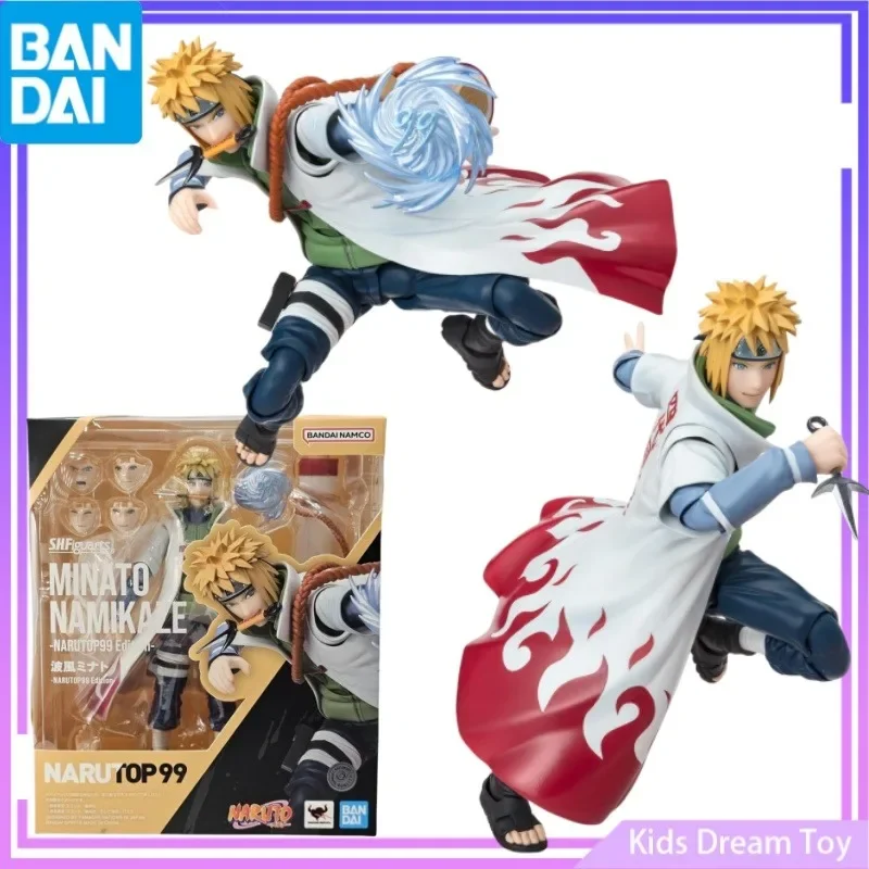 

Bandai in Stock Original S.H.Figuarts SHF MINATO NAMIKAZE -NARUTOP99 Edition- Anime Action Figures Toys Collectible Model Gifts