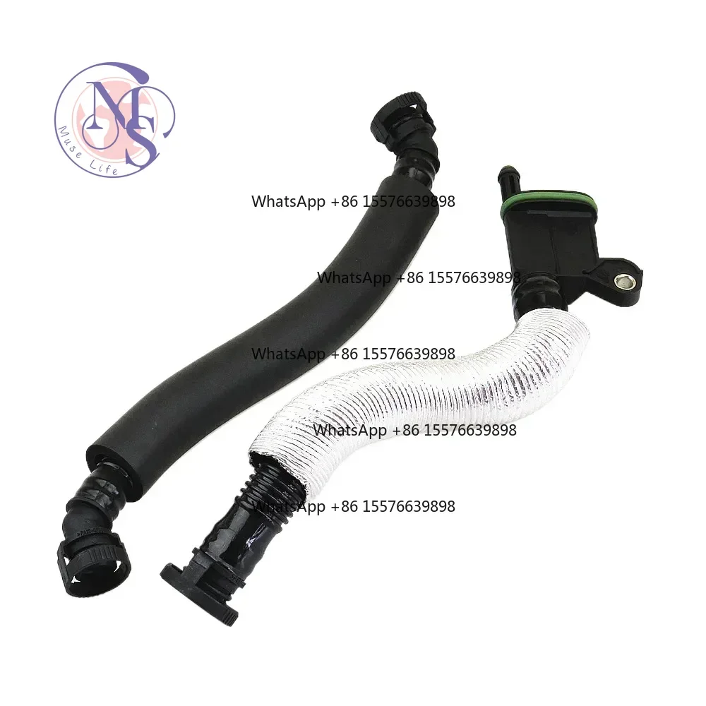 1Pc Oil Water Separator Vacuum Vent Hose 06H103226A 06J103221B, Crankcase Breather Pipe Auto Engine Replacement Part