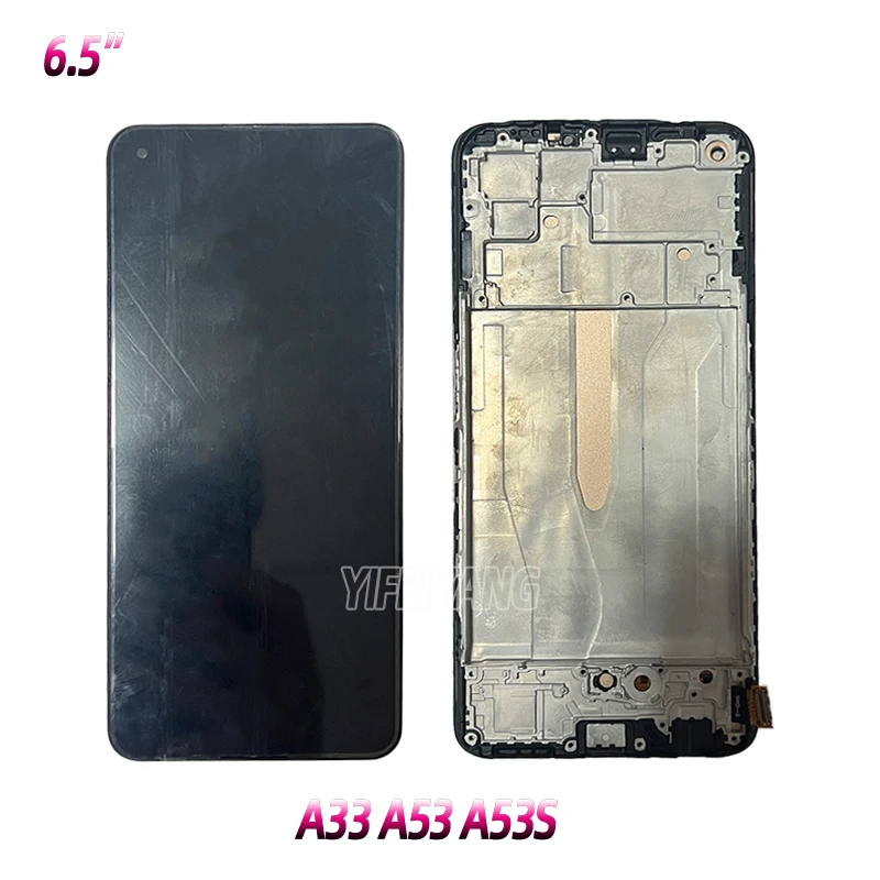 Original LCD Display Touch Screen Digitizer, Replacement Parts with Fingerprints, OPPO Reno5 Z 5G, A54, A16S, A54S, A33, A53