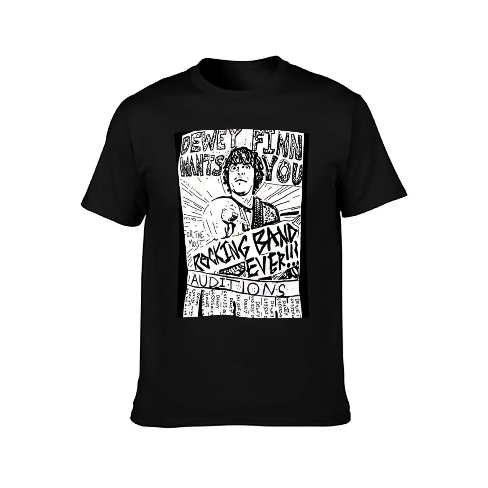 Dewey Finn Wants You *Updated* T-Shirt High Elasticity Sports T-Shirt