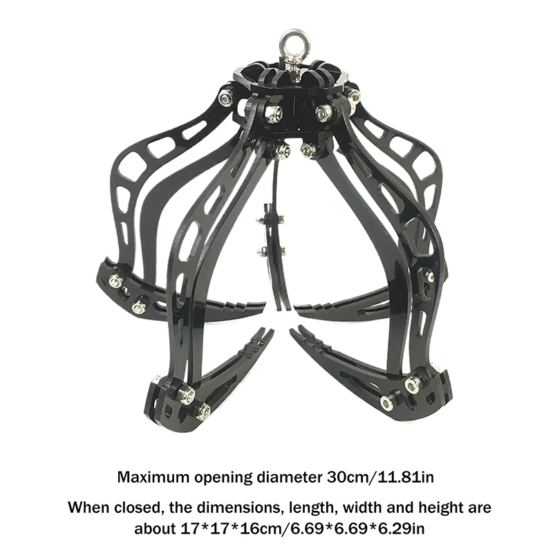 Drone Robotic Arm Grabbing Tool; Quadcopter Drone Extraction Rescue Claw