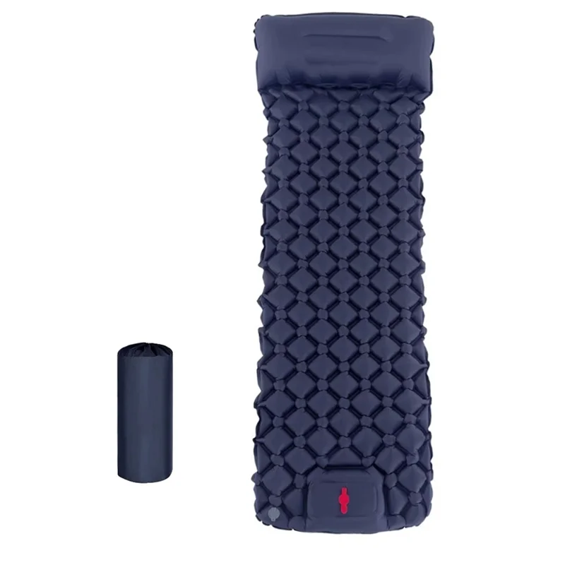 

Новый надувной коврик для кемпинга, самонадувающийся спальный коврик, влагостойкий надувной матрас, синий