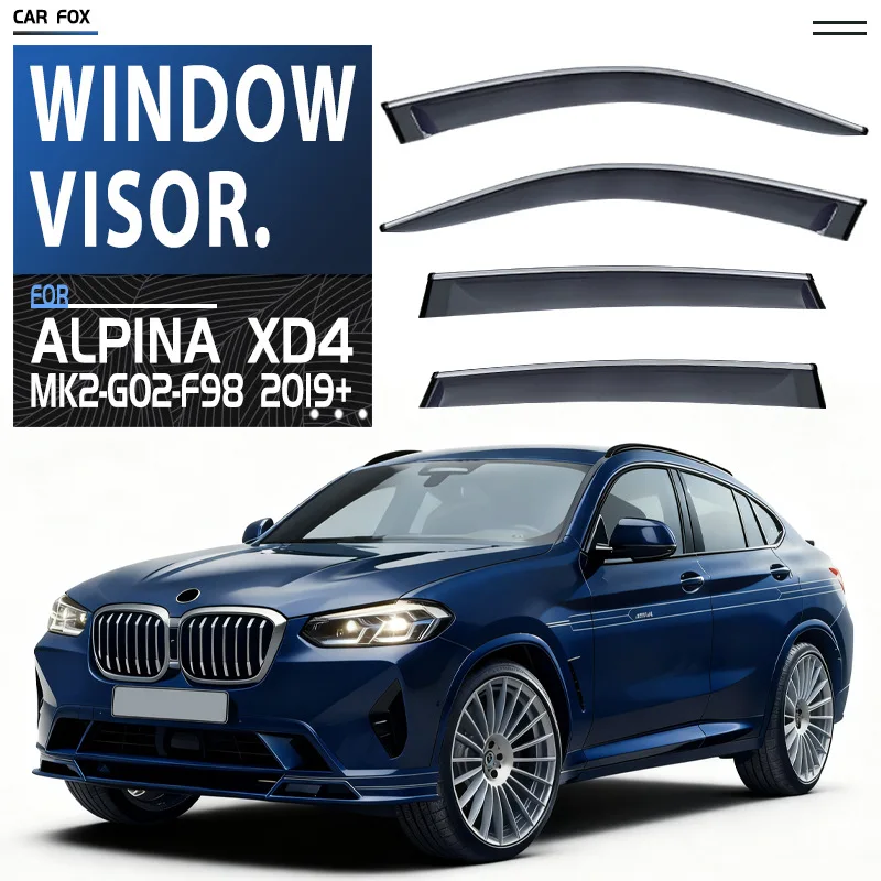 For BMW Alpina XD4 weather and rain visor BMW Alpina XD4 Window visor