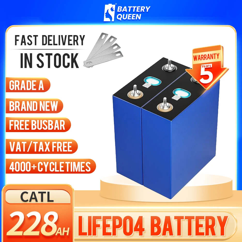 

Lifepo4 Battery 12V 24V 48V Lifepo4 228Ah 230Ah CATL Brand New Batteries Rechargeable Battery Free Shipping For DIY Solar System